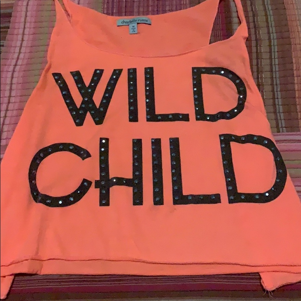 Bright pink Crop Top